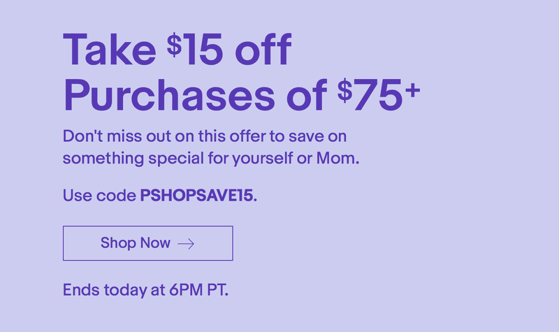 $15 off most $75 orders with code PSHOPSAVE15